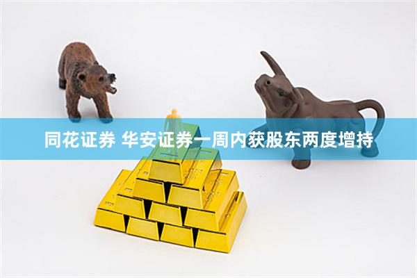 同花证券 华安证券一周内获股东两度增持