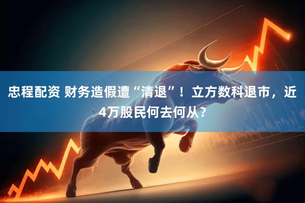 忠程配资 财务造假遭“清退”！立方数科退市，近4万股民何去何从？